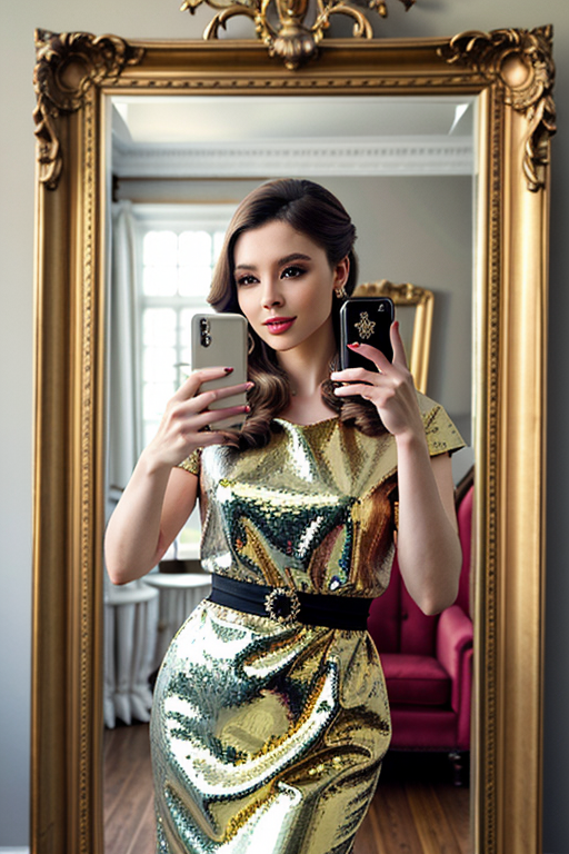 mirror pic girl black blur